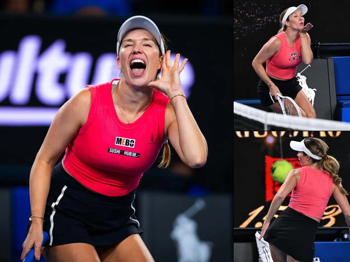 American Danielle Collins Went Full Villain Mode At The Aussie Open Last Night Blowing The Booing Crowd Kisses And Taunting Them Before Thanking The Haters For Her 'Big Fat Paycheck'