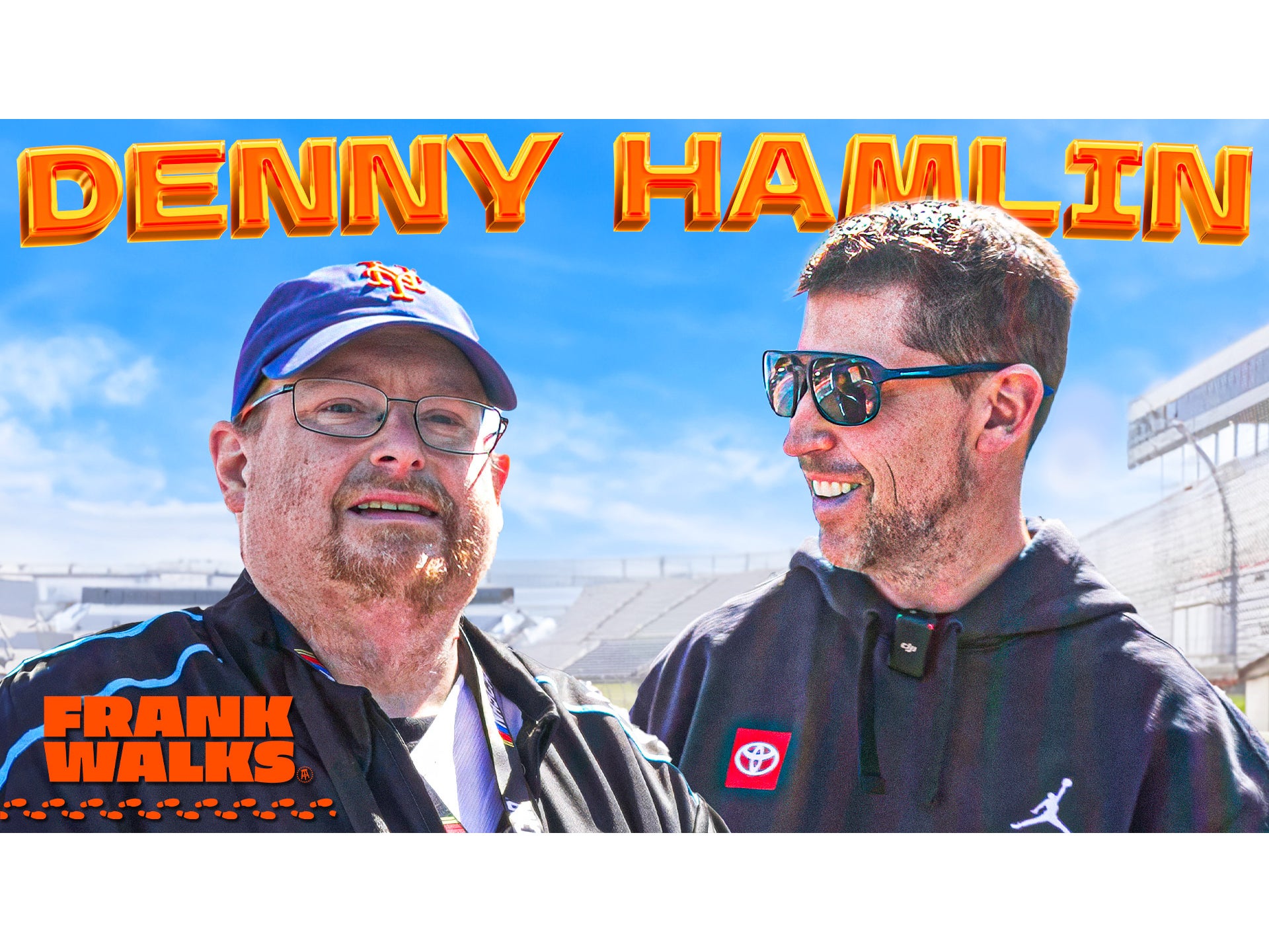 Denny Hamlin Walks with Frank on Nascar's Oldest Track | presented by BODYARMOR