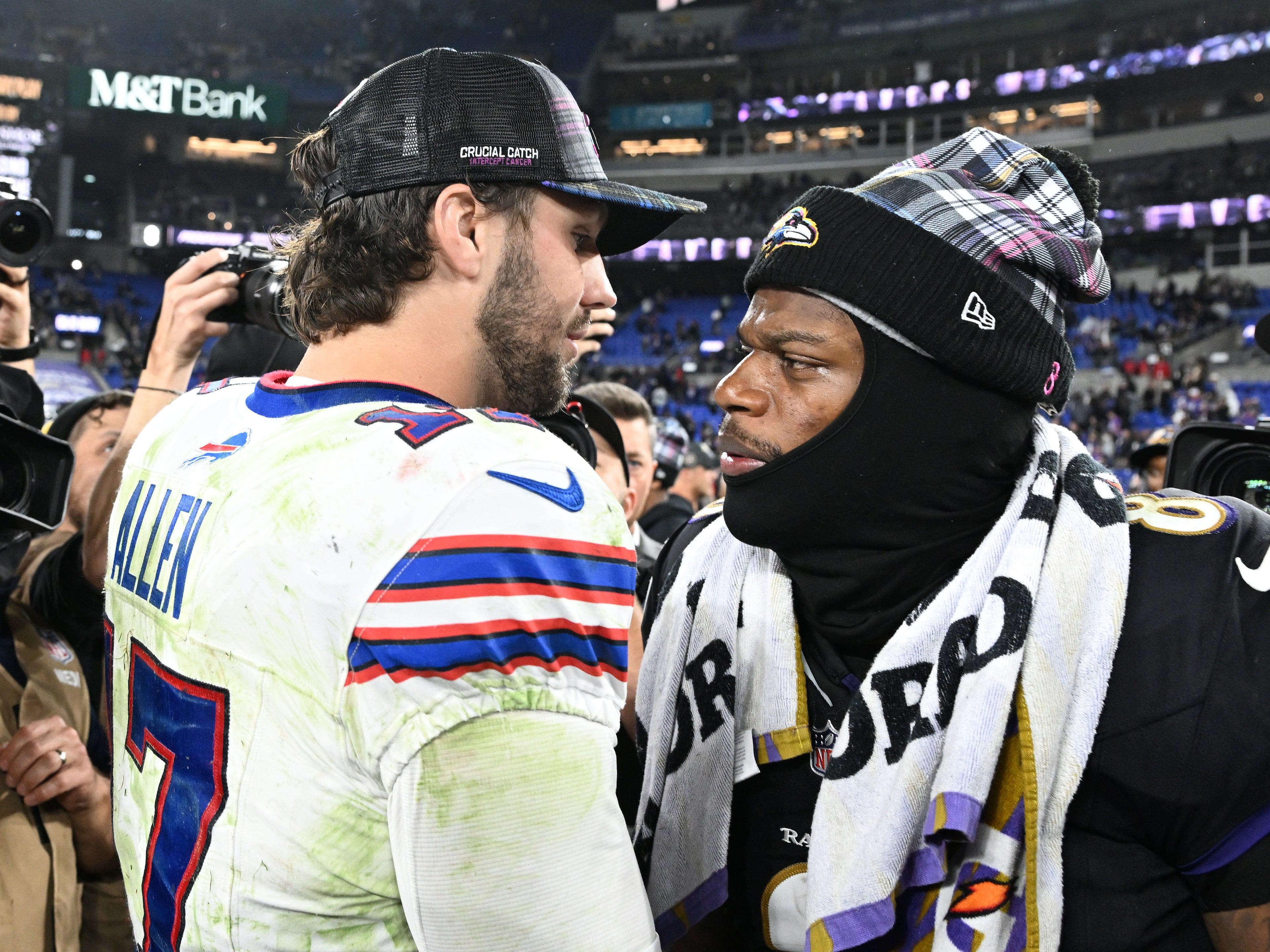 Lamar Jackson. Josh Allen. Double Legacy Game. Let's. Go.