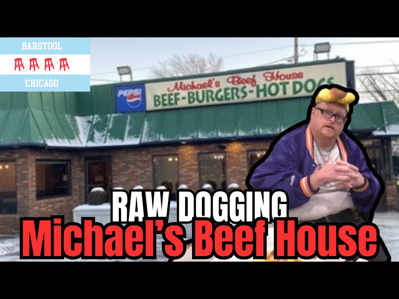 Raw Dogging at Michael's Beef House in Oak Park