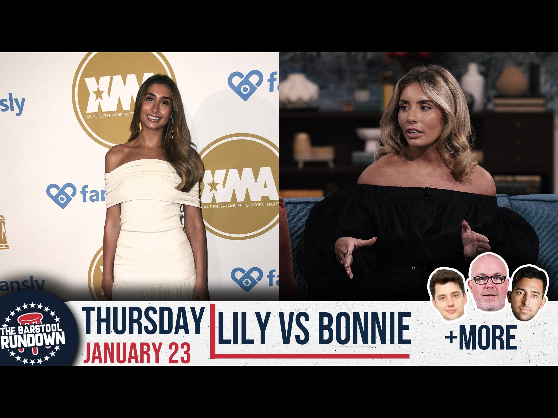 OnlyFans Models Fight Over Record Breaking Achievement - Barstool Rundown - January 23, 2025