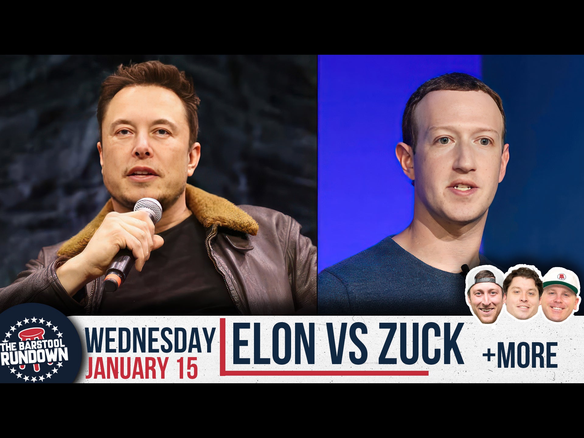 We Were So Close to an Elon vs Zuck Fight at the Colosseum - Barstool Rundown - January 15th, 2025