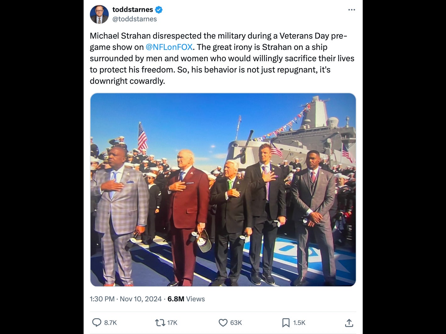 If You're Upset About Michael Strahan "Disrespecting The Military" You're An Enormous Loser