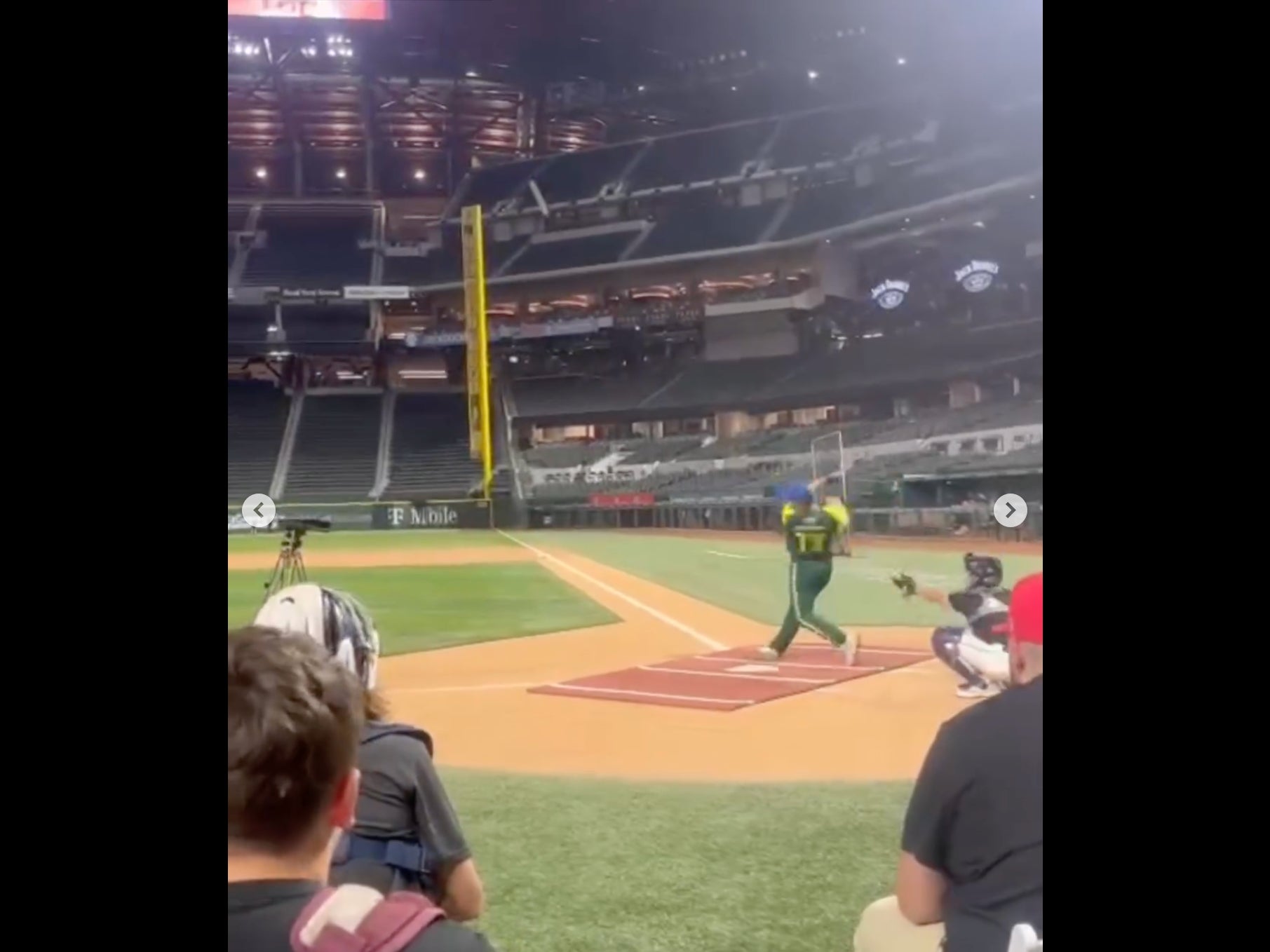 Stop What You're Doing And Watch Texas Baseball Commit Easton Autrey Hit A 544-Foot Home Run Off The Rangers Jumbotron