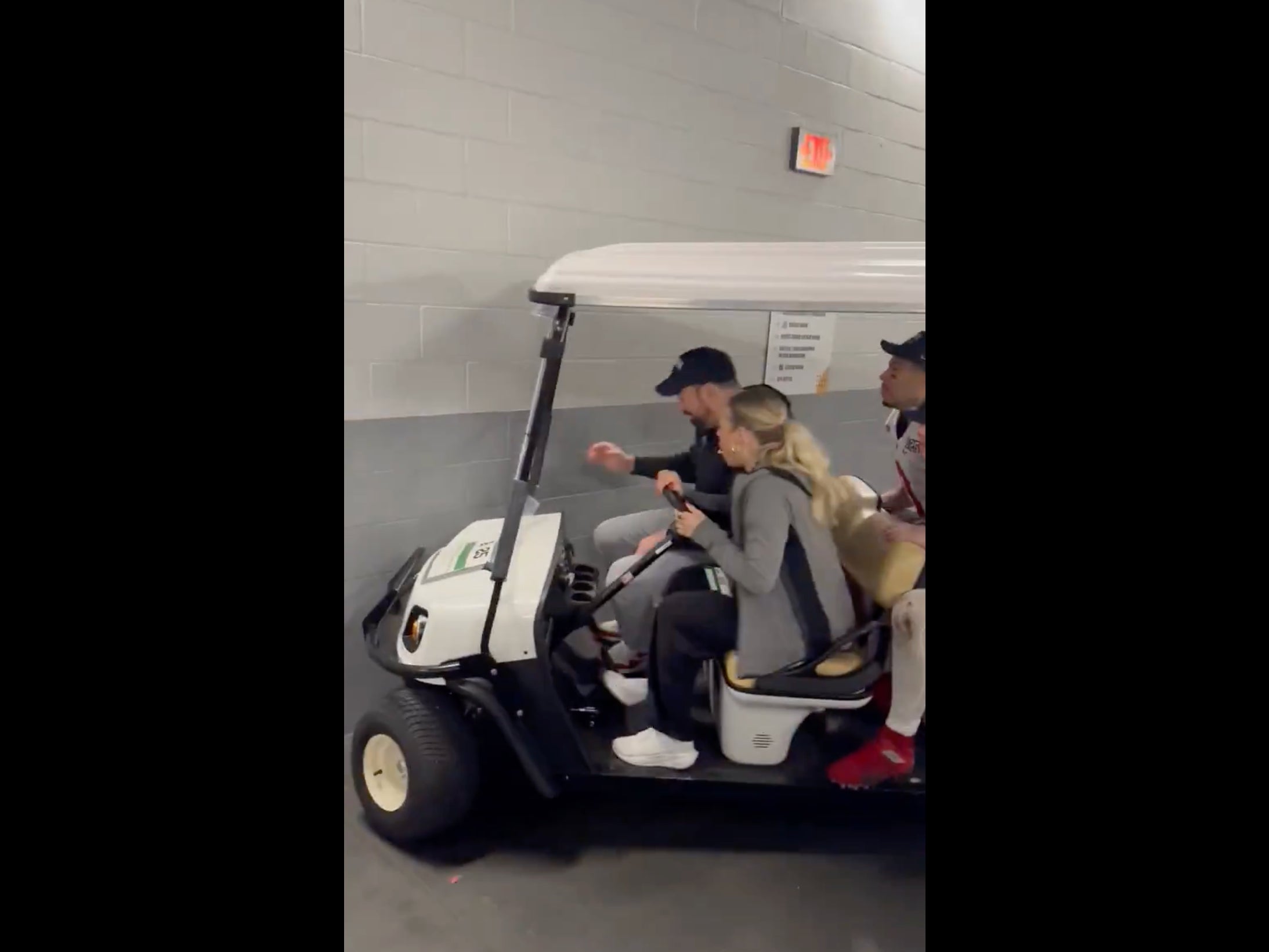 Ryan Day and Ohio State Had Their Championship Celebrations Immediately Derailed by a Rogue Golf Cart Driver Who Smashed Right Into a Wall