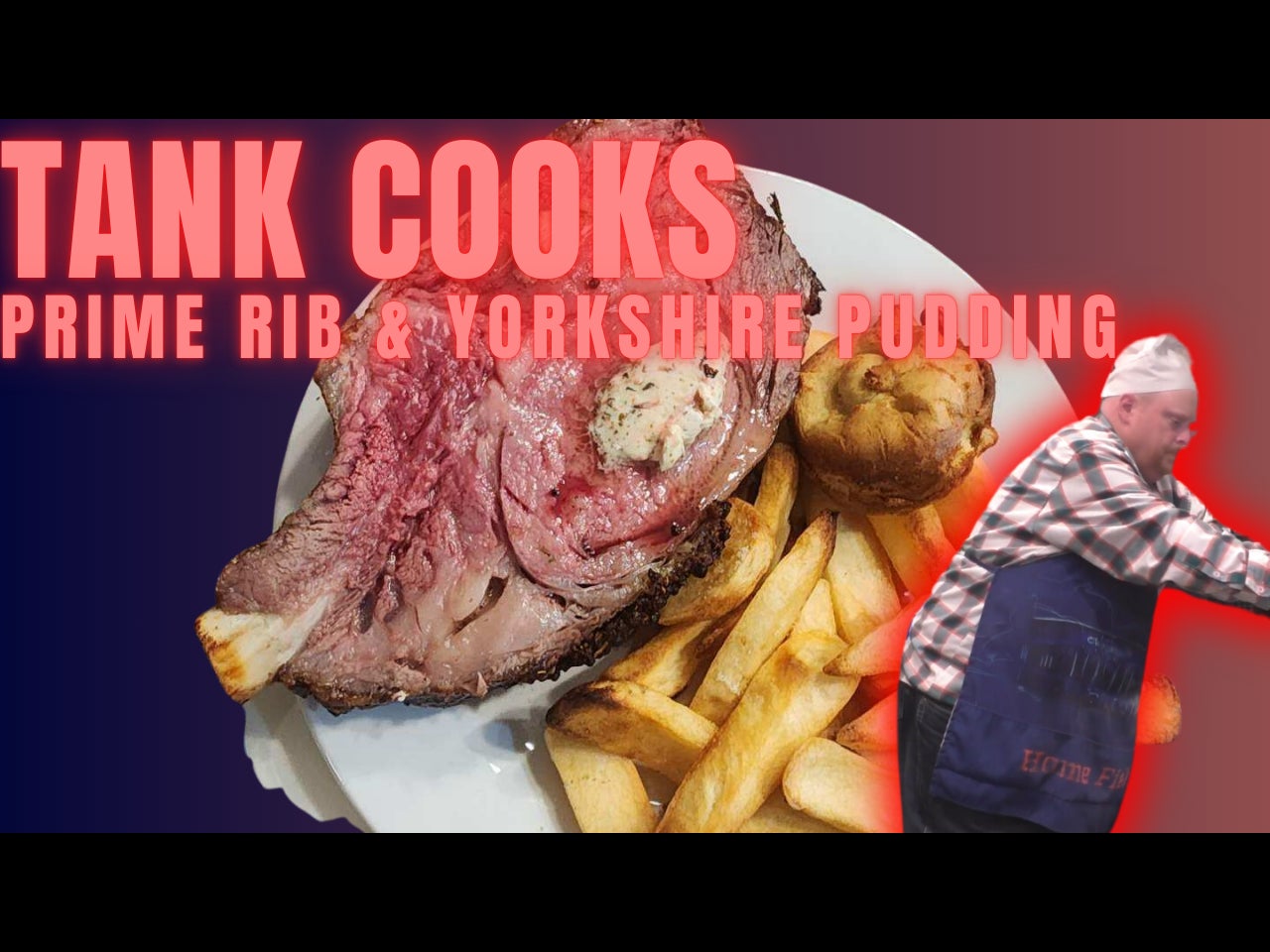 Tank Cooks Prime Rib with Yorkshire Pudding